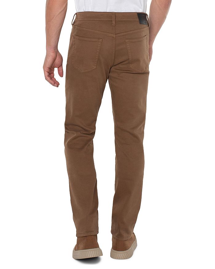 Liverpool Los Angeles Kingston Modern Slim Straight Fit Jeans In Wheat