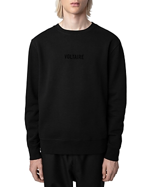 zadig & voltaire black arrow crewneck sweatshirt