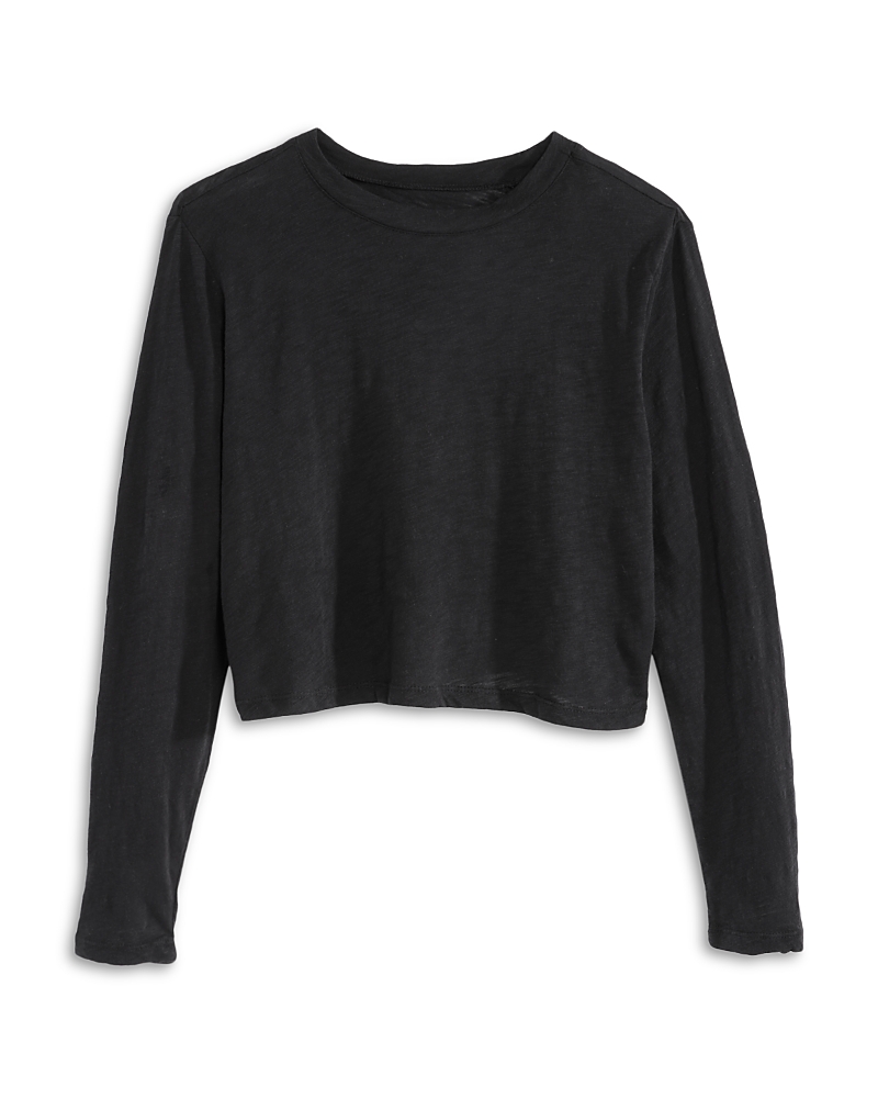 Katiejnyc Girls' Fearless Long Sleeve Top - Big Kid In Black