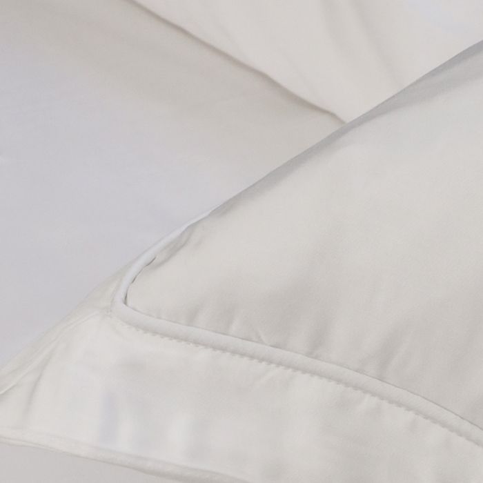 Shop Pom Pom At Home Sheena Sateen Duvet Cover Set, Twin In White