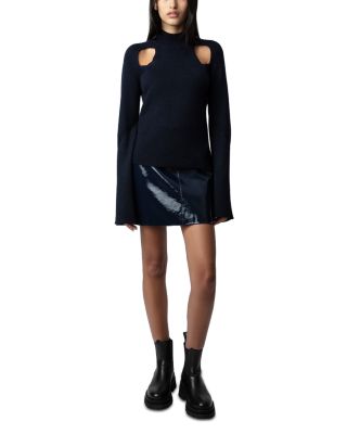 Micky Cutout Turtleneck Sweater