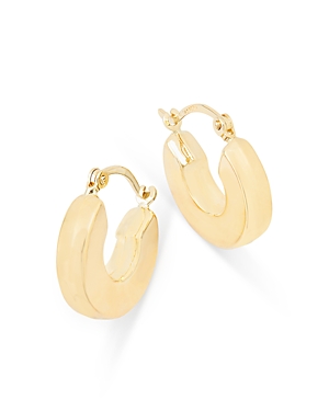 Bloomingdale's Chunky Round Hoop Earrings in 14K Yellow Gold