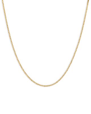 Bloomingdale's Fine Collection - Children's Rope Chain Necklace in 14K Yellow Gold, 13"