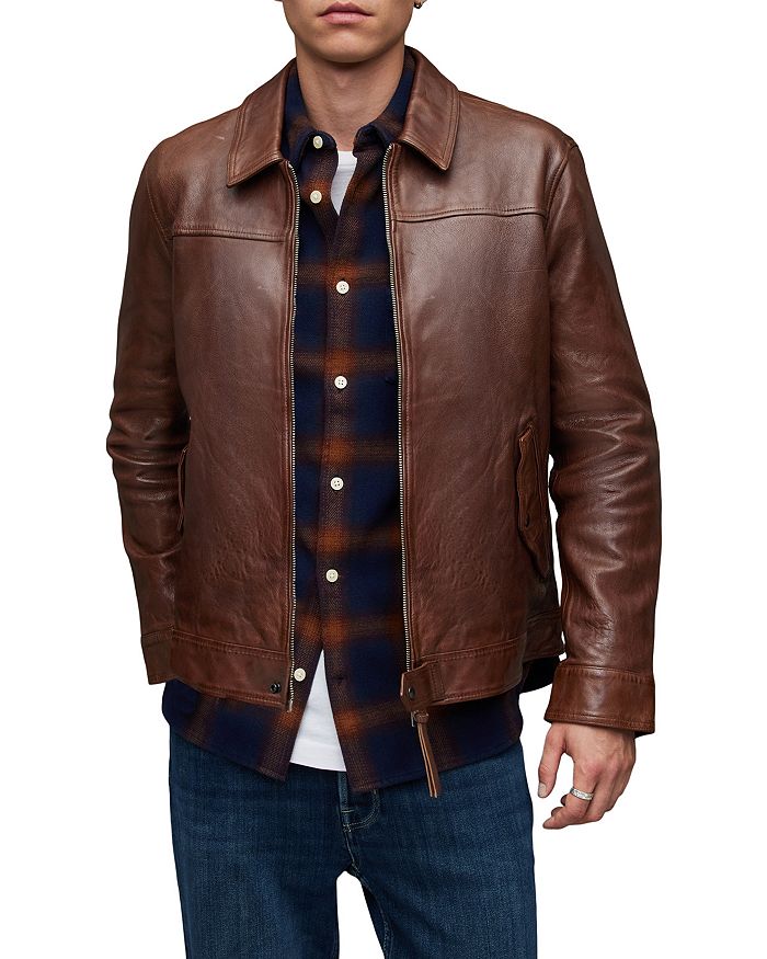 ALLSAINTS Brim Leather Jacket | Bloomingdale's