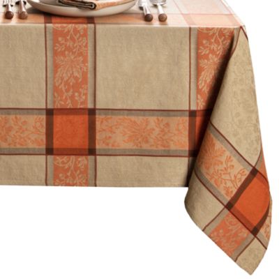 Autumnal Harvest Jacquard Tablecloth, 60&amp;quot; x 102&amp;quot;