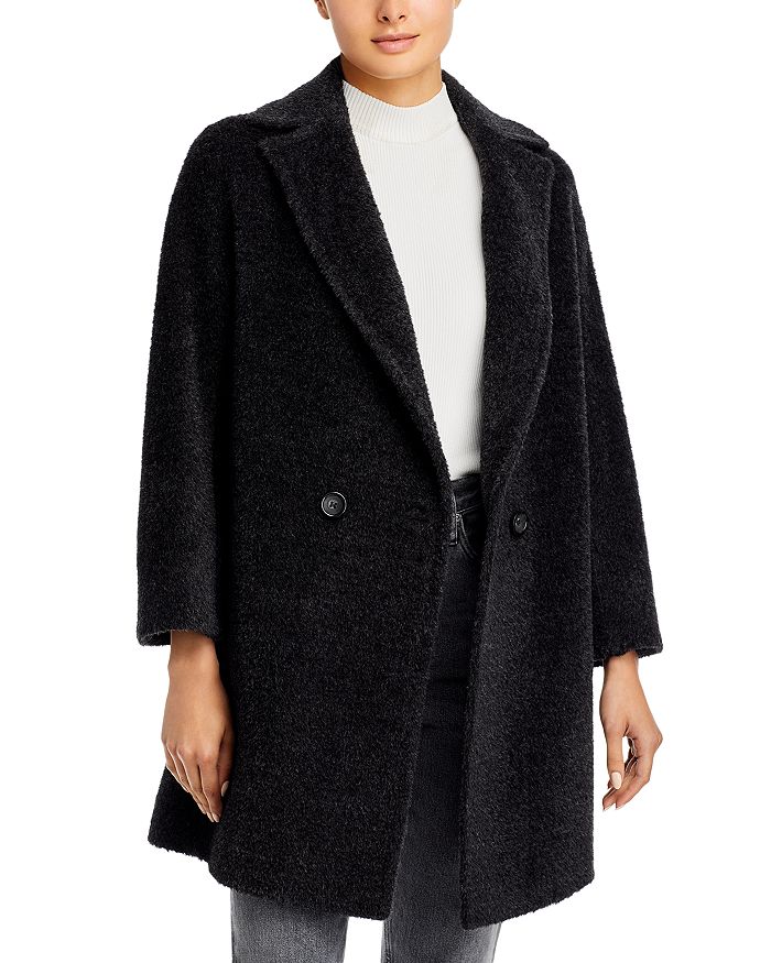 Cinzia Rocca Double Breasted Wool-Blend Coat | Bloomingdale's