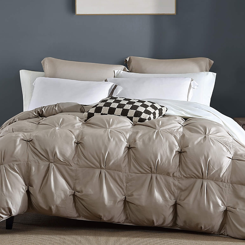 Sunday Citizen Premium Bubble Comforter, Queen In Taupe