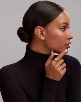 18K Yellow Gold & Sterling Silver Rittenhouse Diamond Cluster Caviar Bead Ring