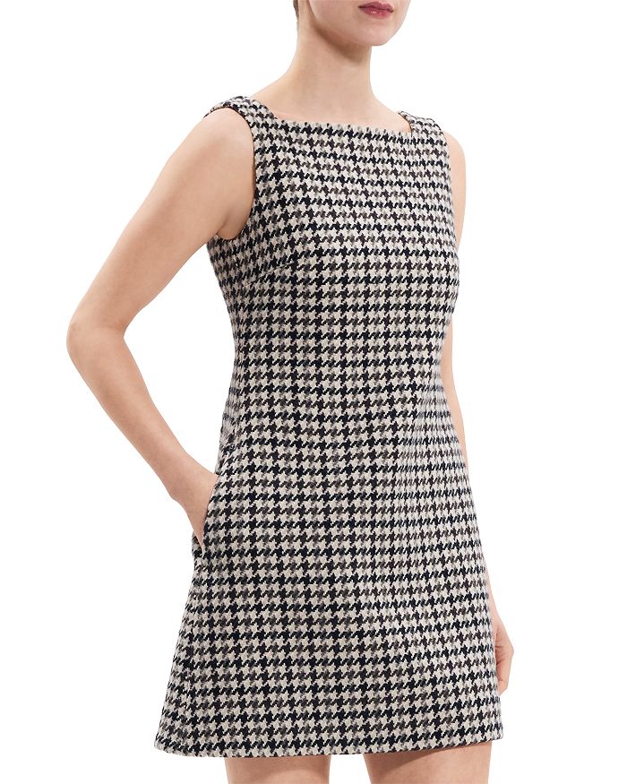 Wool shift sale dress