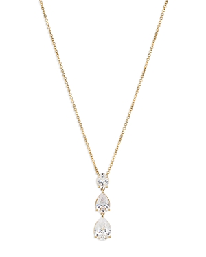 Shop Nadri Chiara Pear Shape Drop Pendant Necklace, 16 In Gold