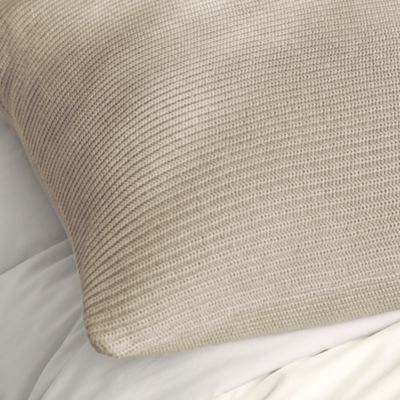 Ribbed Knit Euro Sham