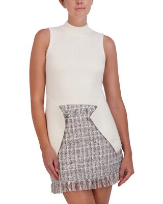 BCBGMAXAZRIA - Sleeveless Mock Neck Sweater