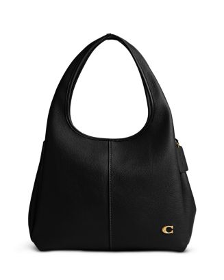 Coach Black Pebbled Leather Satchel 3 sectional orders