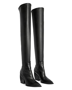 ALLSAINTS - Women's Lara Pointed Toe High Heel Boots