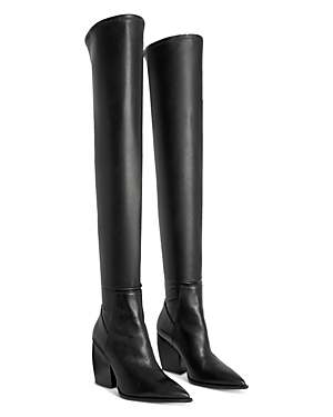 Allsaints Women's Lara Pointed Toe High Heel Boots
