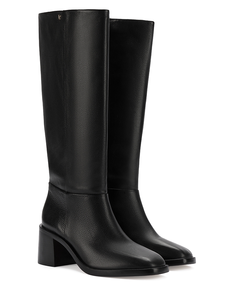 Larroude Ricky Boot Black Leather In Black