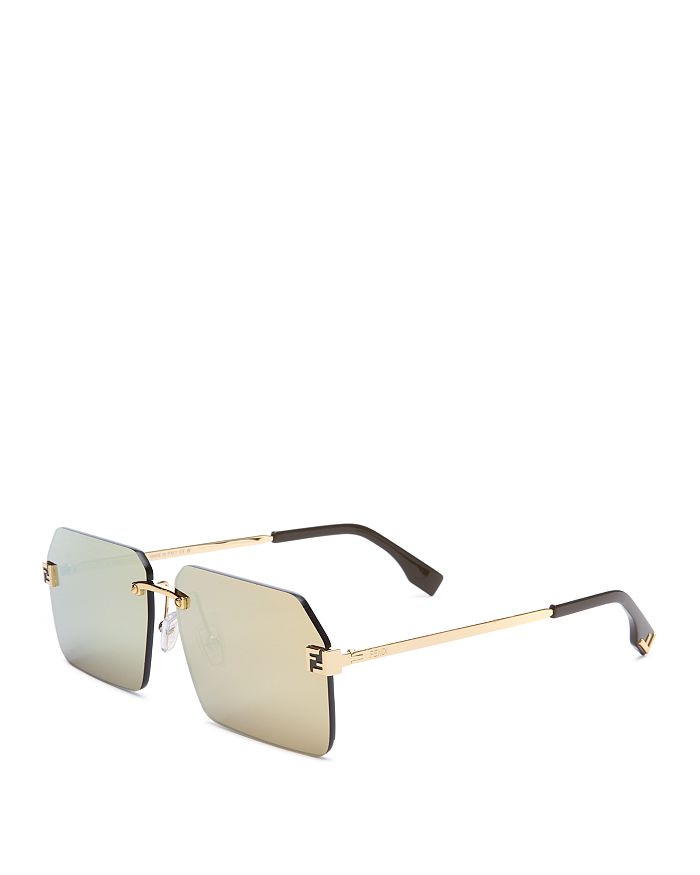 Fendi Sky Rectangular Sunglasses, 59mm | Bloomingdale's