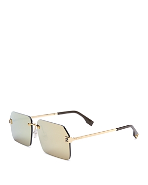 Fendi Sky Rectangular Sunglasses, 59mm