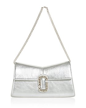 MARC JACOBS - The Metallic St. Marc Convertible Leather Clutch
