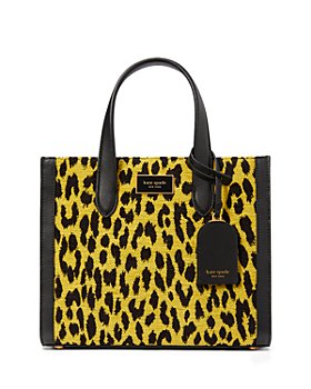 BECKON LargeLeather Yellow Luxury Designer Tote Hand Bag/Purse