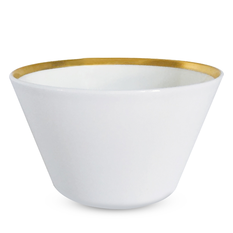 Prouna Twig New York Golden Edge Dessert Fruit Bowl In Gold