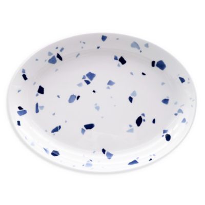 Terrazzo Azzurro 11" Oval Platter