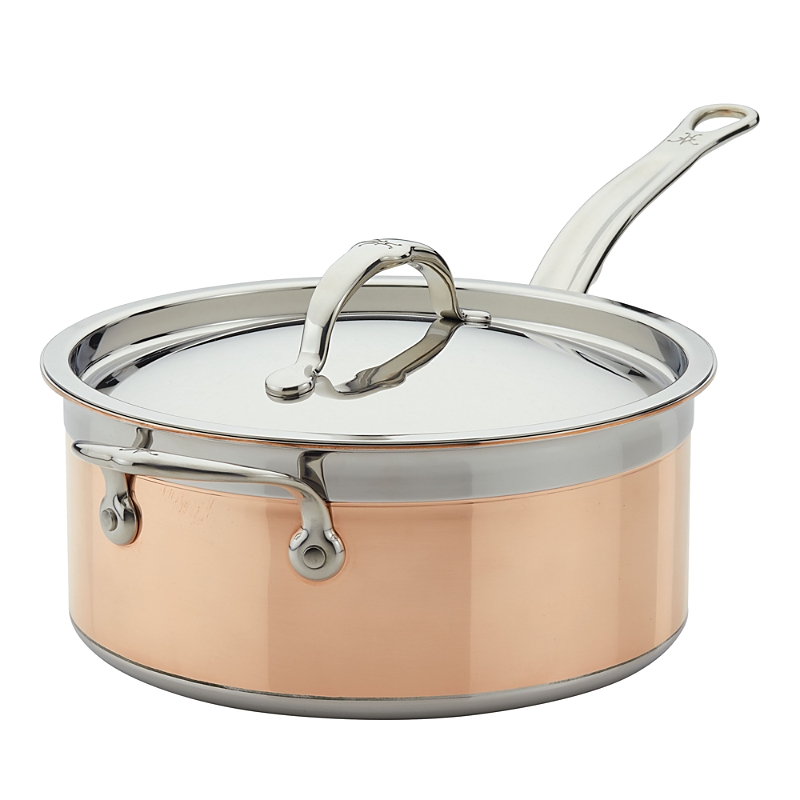Hestan Copper 4 Qt Saucepan In Brown