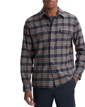 Vince Kingston Plaid Overshirt | Bloomingdale's