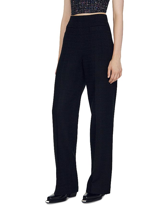 baggy black leather pants