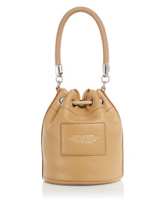 バッグ MARC JACOBS THE LEATHER BUCKET BAG Marc Jacobs Women's The Leather Bucket Bag, Black, One Size