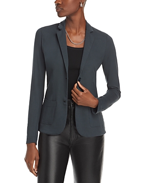 Majestic Soft Touch Two Button Blazer In Crepus