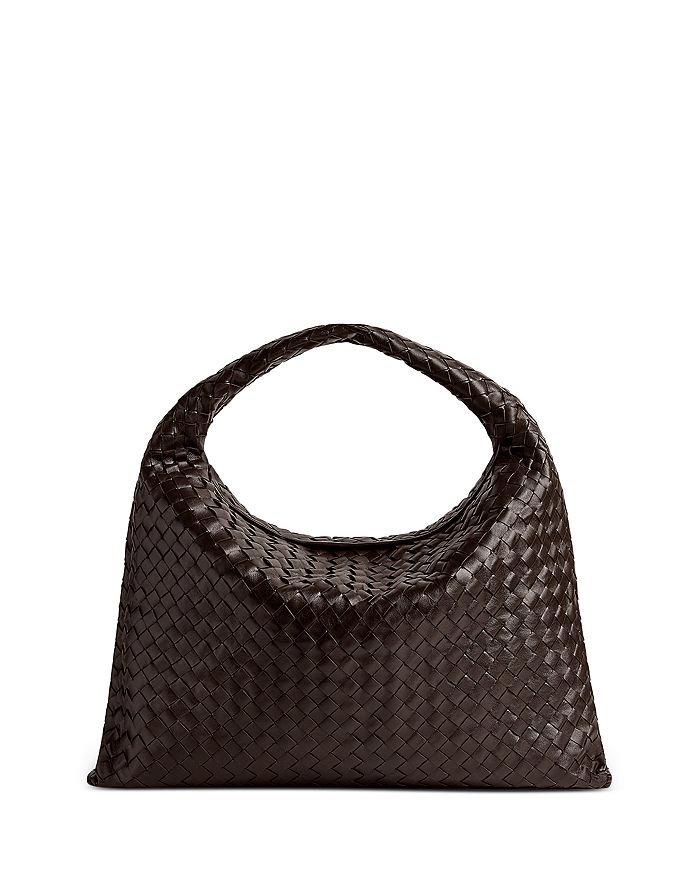 Bottega Veneta Hop Small Shoulder Bag - Black/Gold