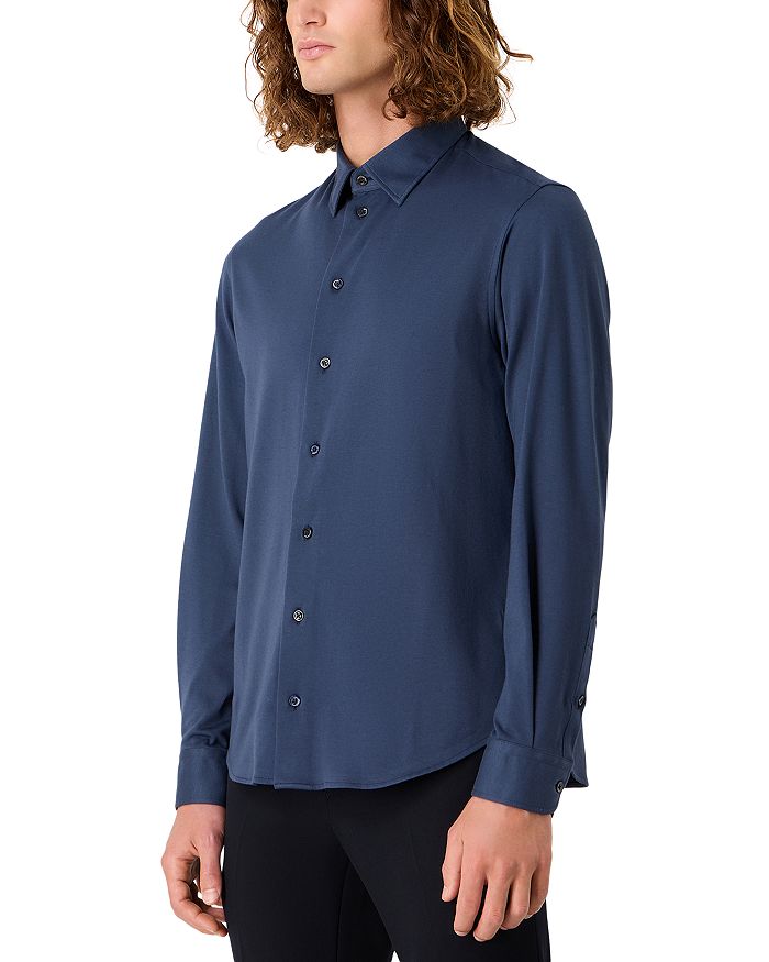 Emporio Armani Modern Fit Cotton Sport Shirt Bloomingdale s