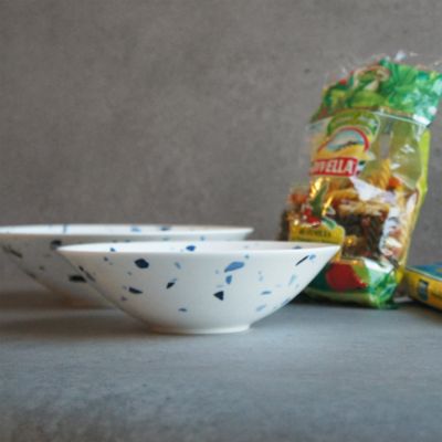 Terrazzo Azzurro Soup/Pasta Bowls, Set of 2