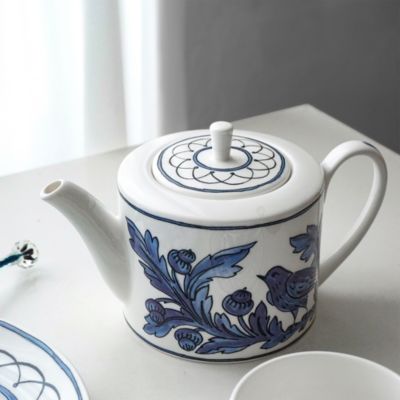 H. Blue Bird Teapot