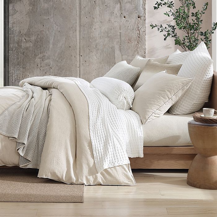 Dkny Pure Washed Duvet Cover Set, King In Linen