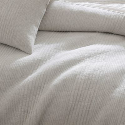 Ribbed Jersey Duvet Set, King