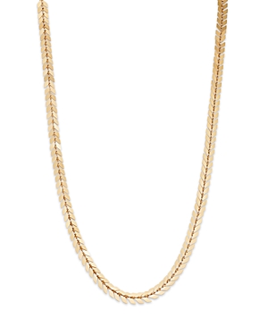 Bloomingdale's Chevron Link Chain Necklace in 14K Yellow Gold, 16-18
