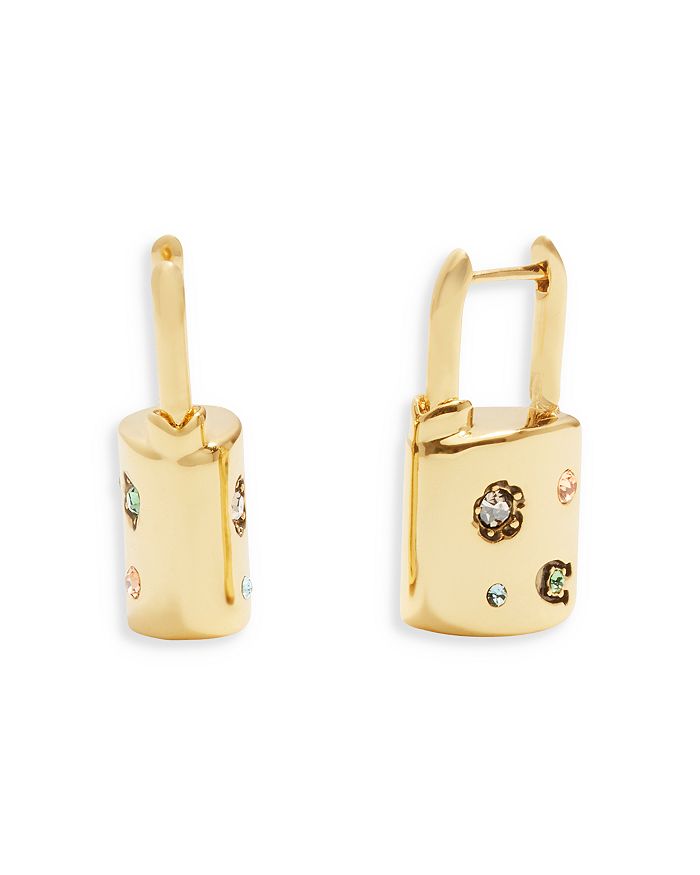 Coach Outlet Signature Lock Key Earrings Set