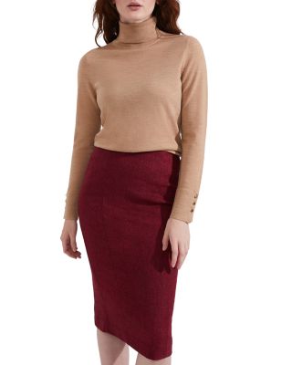 HOBBS LONDON - Daniella Tweed Pencil Skirt