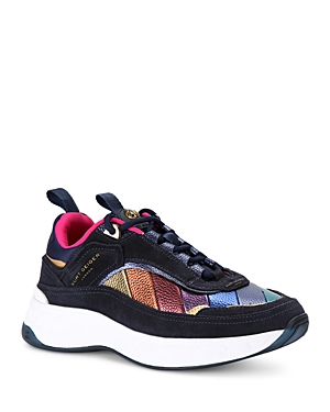 Kurt Geiger Women's Kensington Multicolor Platform Sneakers In Navy
