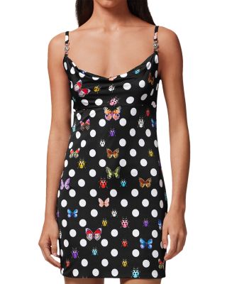 Versace - Shine Jersey Printed Slip Dress