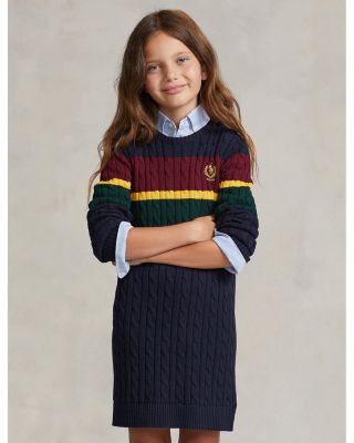 Ralph Lauren shops toddler girls sweater dress