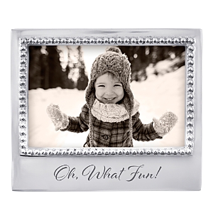 Mariposa Beaded Oh What Fun Frame In Aluminum