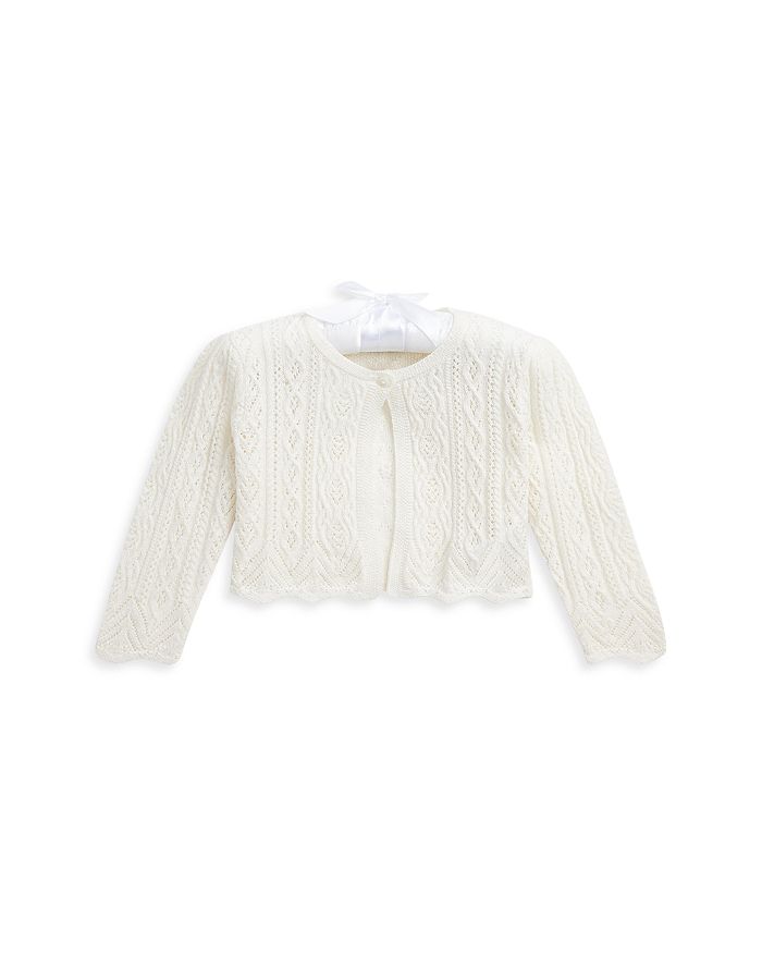 Ralph Lauren - Girls' Pointelle Cable Knit Cardigan - Baby