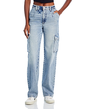 Shop Pistola Bobbie High Rise Cargo Jeans In Regent