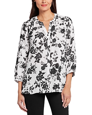 Nydj Pintuck Blouse In Penrose