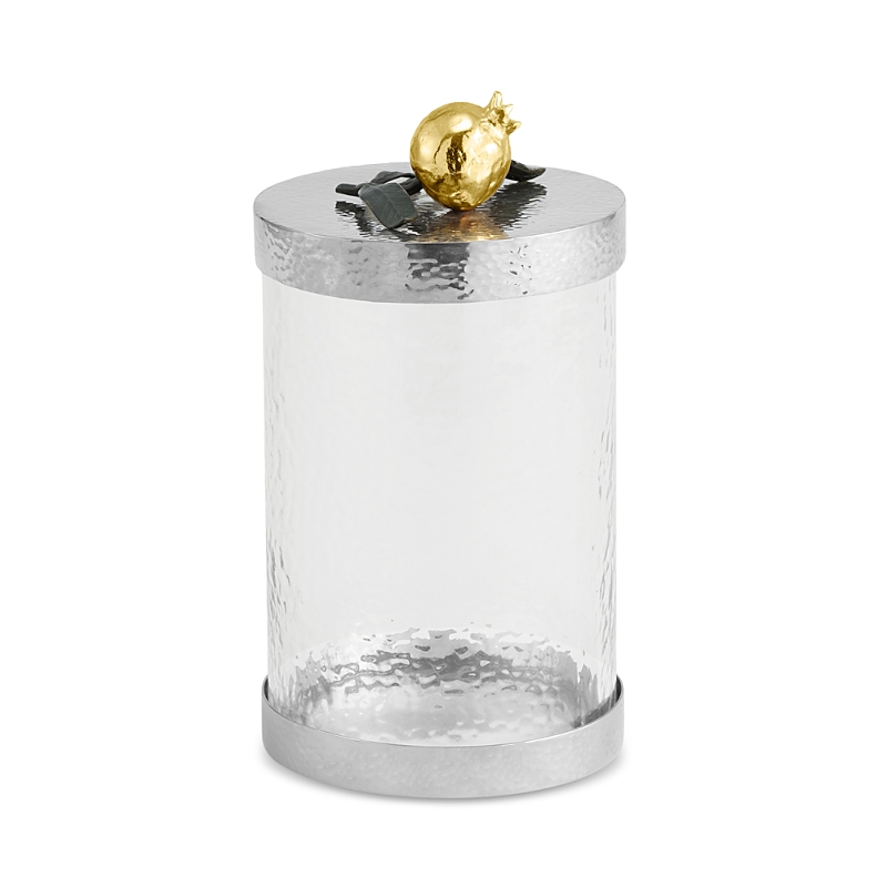 Michael Aram Pomegranate Canister, Medium In Clear