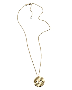 Jennifer Zeuner Stassi Diamond Heart Pendant Necklace In 18k Gold Plated Sterling Silver, 20-22