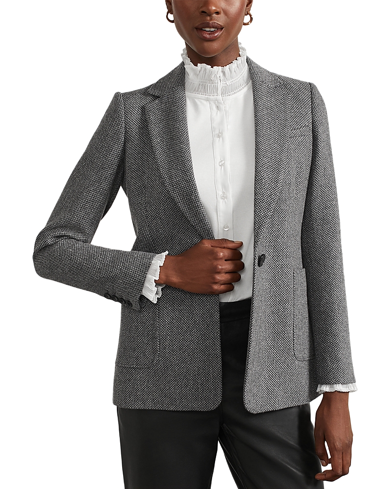 Hobbs London Limited Collection Marlow Jacket In Black/white